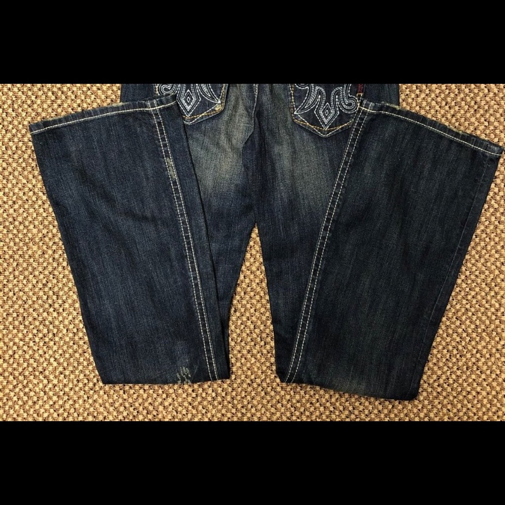 NWOT MEK Oaxaca Bootcut Denim 28x34 - Picture 3 of 5